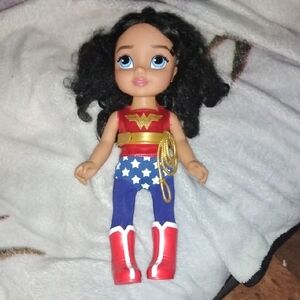 Wonder Woman Doll with Red and Blue Outfit